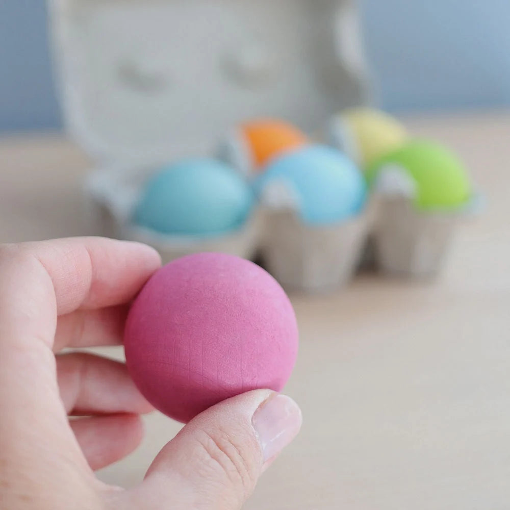 Wooden Balls Pastel