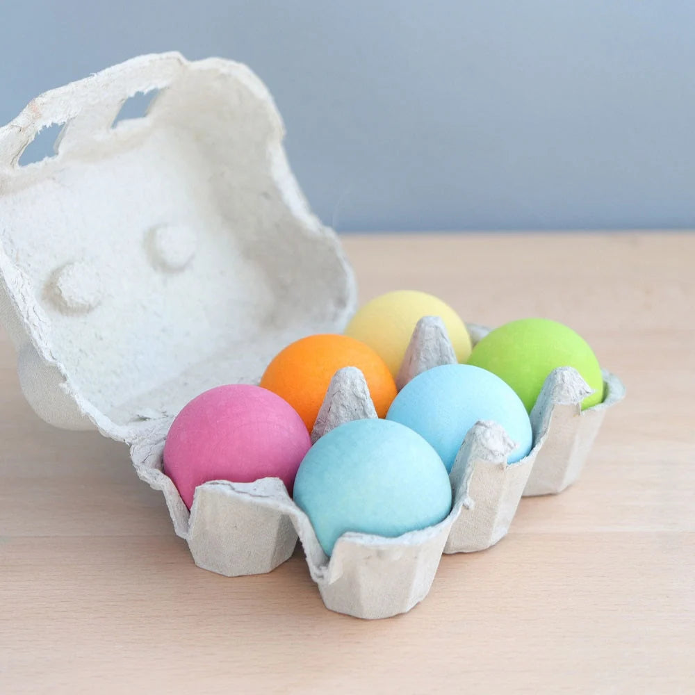 Wooden Balls Pastel