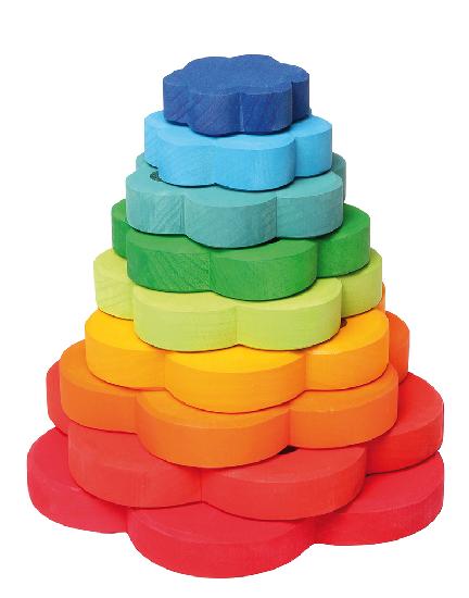 Deco Flower Stacking Tower