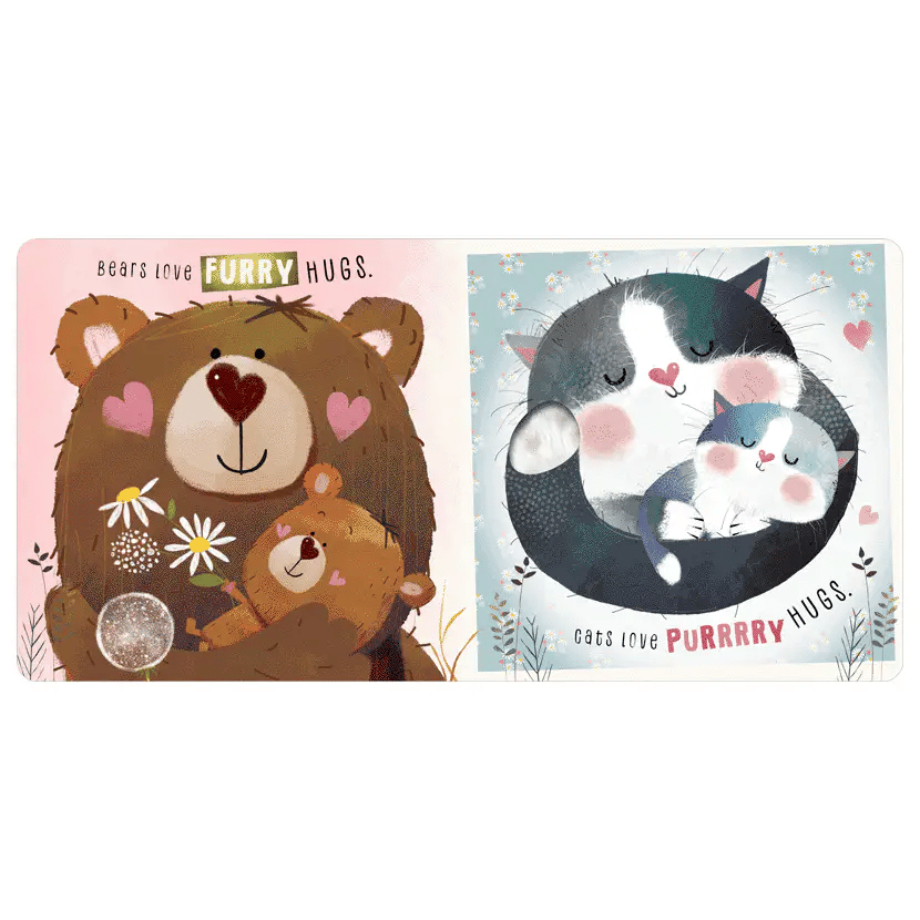 Moms Love Hugs! Board Book