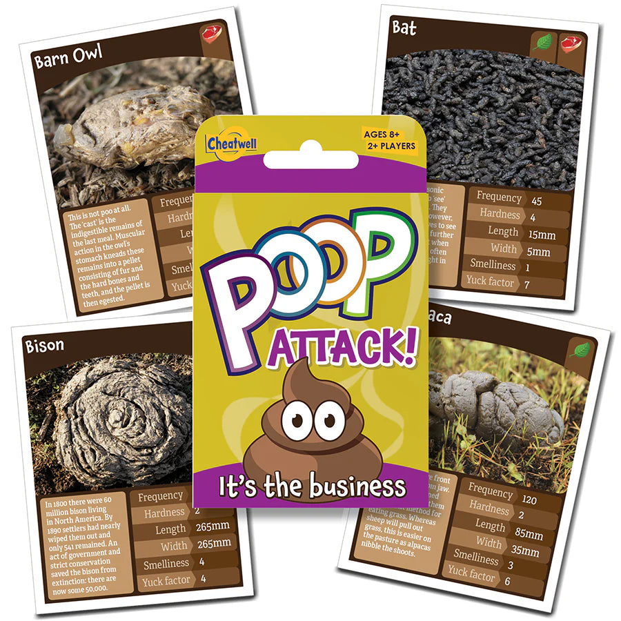 Poop Attack Card Game – The Baby Footprint
