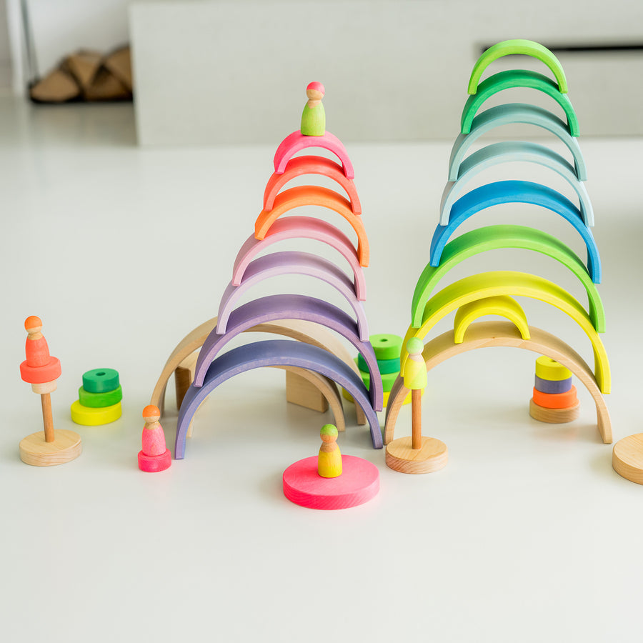 Rainbow Stacker - Neon