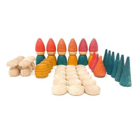 Wood Nins Tomtens 36pcs