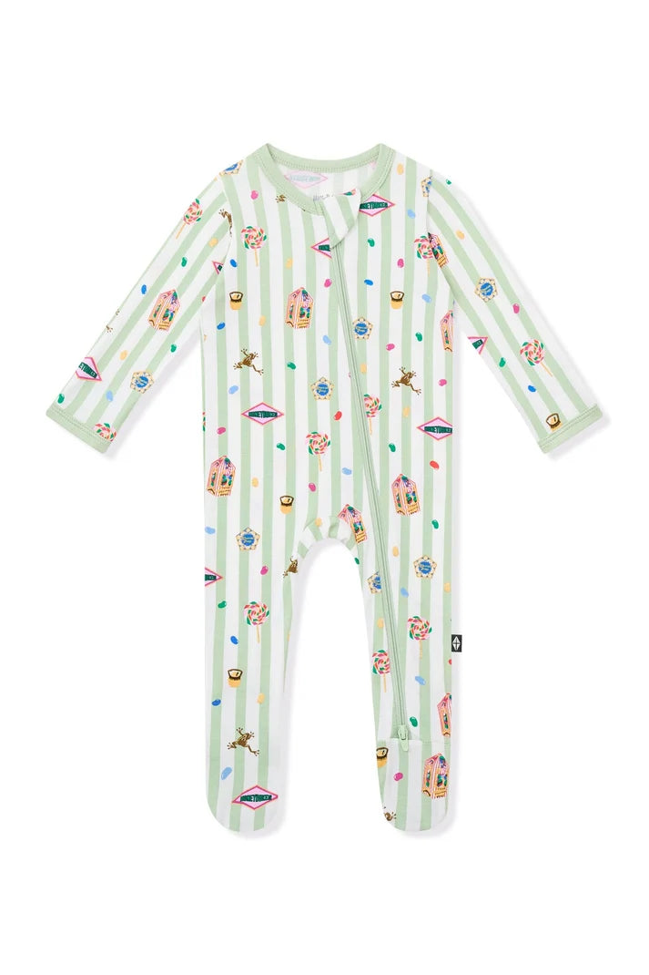Bamboo Zippered Footie
