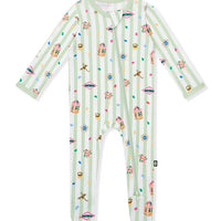 Bamboo Zippered Footie
