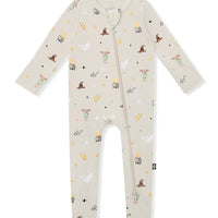 Bamboo Zippered Footie