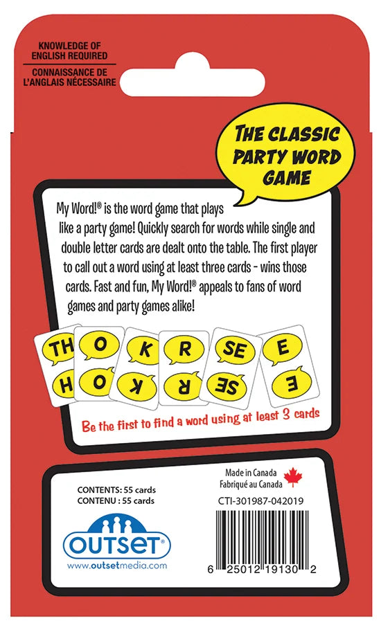 My Word! Card Game