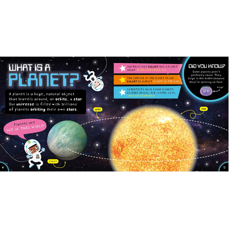 Amazing Planets Hardcover Book