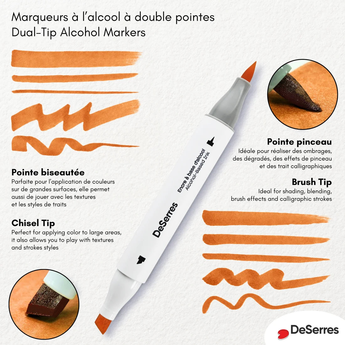 Dual Tip Alcohol Marker Set - 48pc