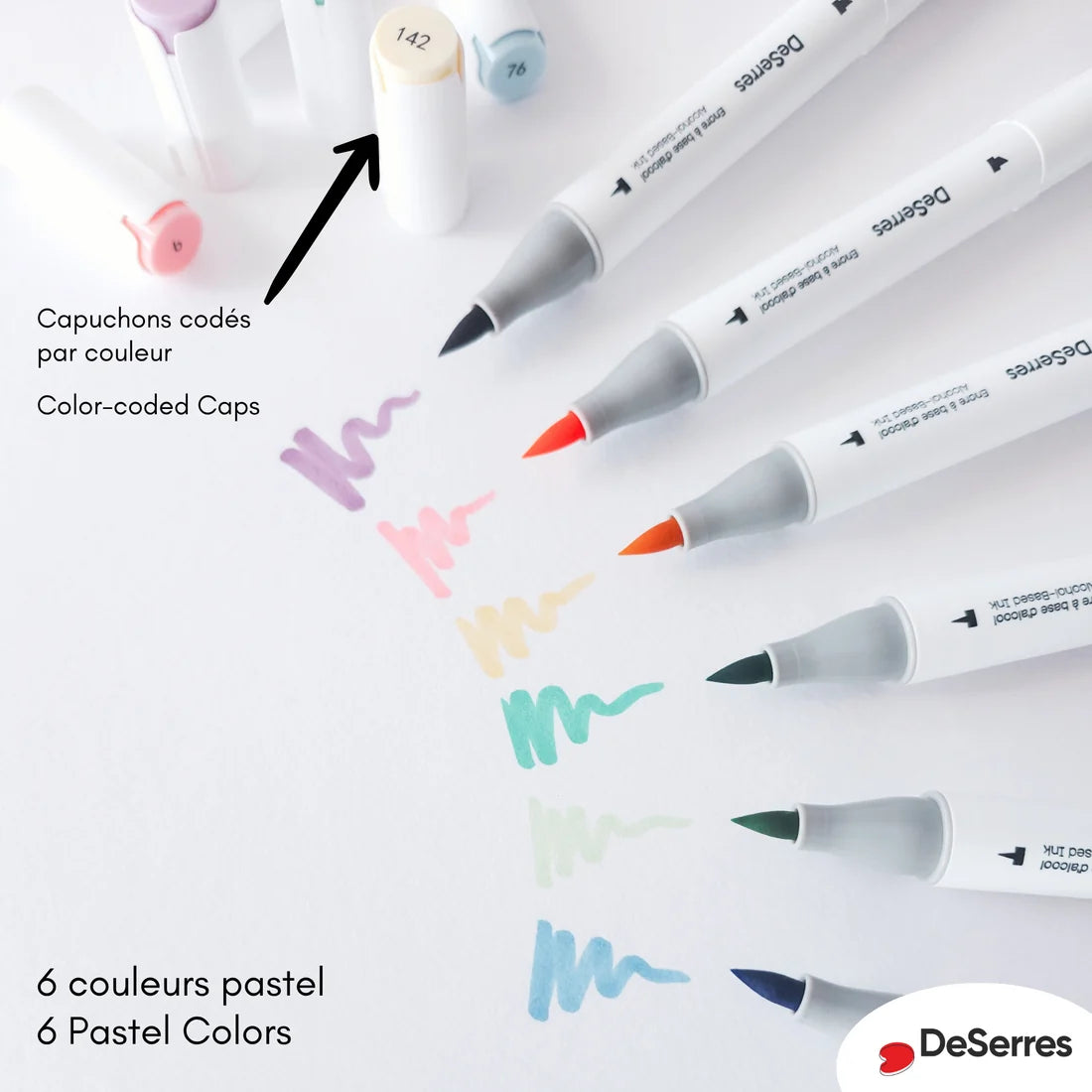 Alcohol Dual Tip Marker Set