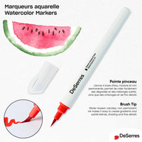 Set of 24 Watercolor Markers