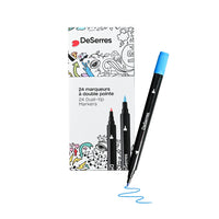 Double Tip Marker Set - 24pc