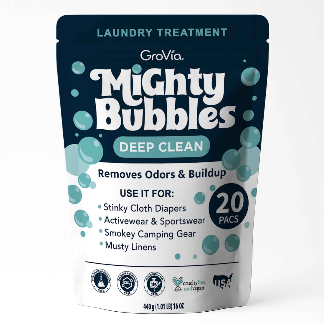 Mighty Bubbles Laundry Treatment