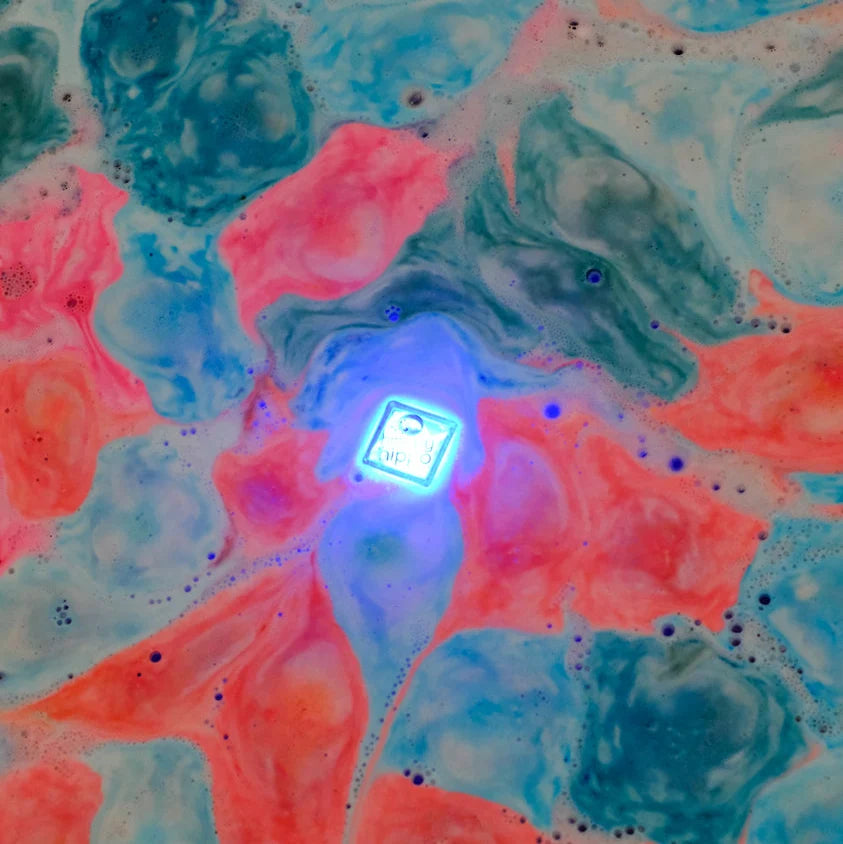 Mini Bubble Bath Bombs with Magical Bath Light