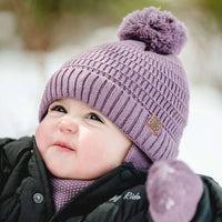 Soft Knit Baby Hat with Pom Pom