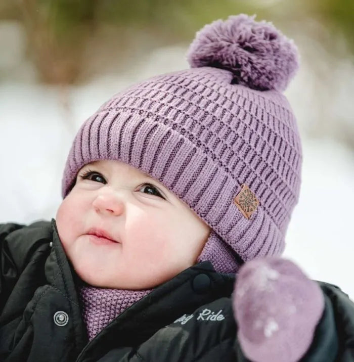 Soft Knit Baby Hat with Pom Pom