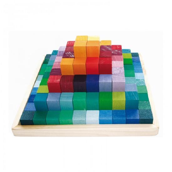 Stepped Pyramid 4x4cm Building Set