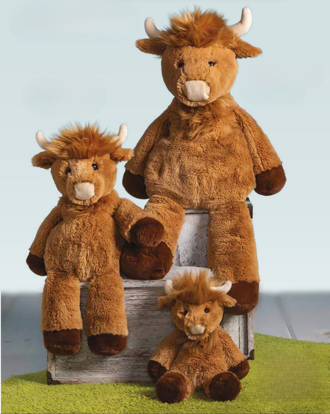Marshmallow Zoo XL - Highland Cow 19"