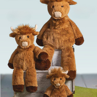 Marshmallow Zoo XL - Highland Cow 19"