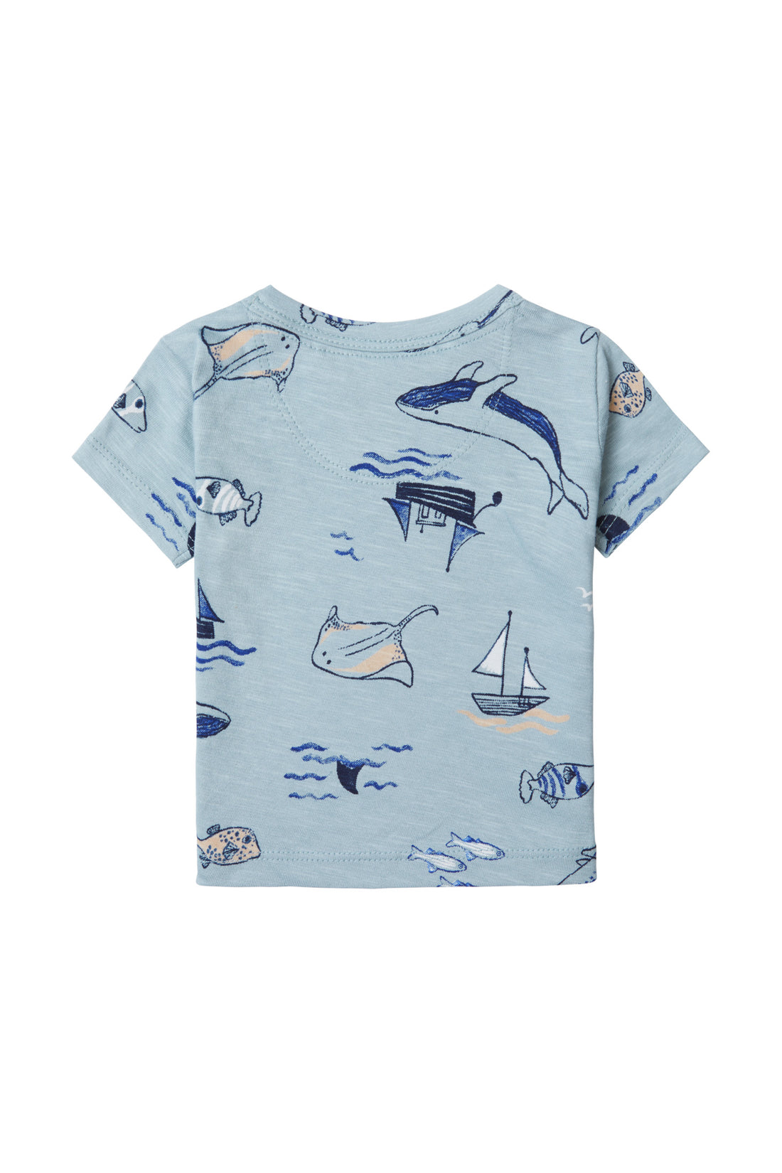 Baby Boys Bay Print Tee Shirt