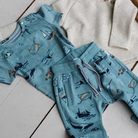 Baby Boys Blue Bell Relaxed Fit Print Pant
