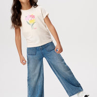 Girls Elberta Short Sleeve Pritn Tee