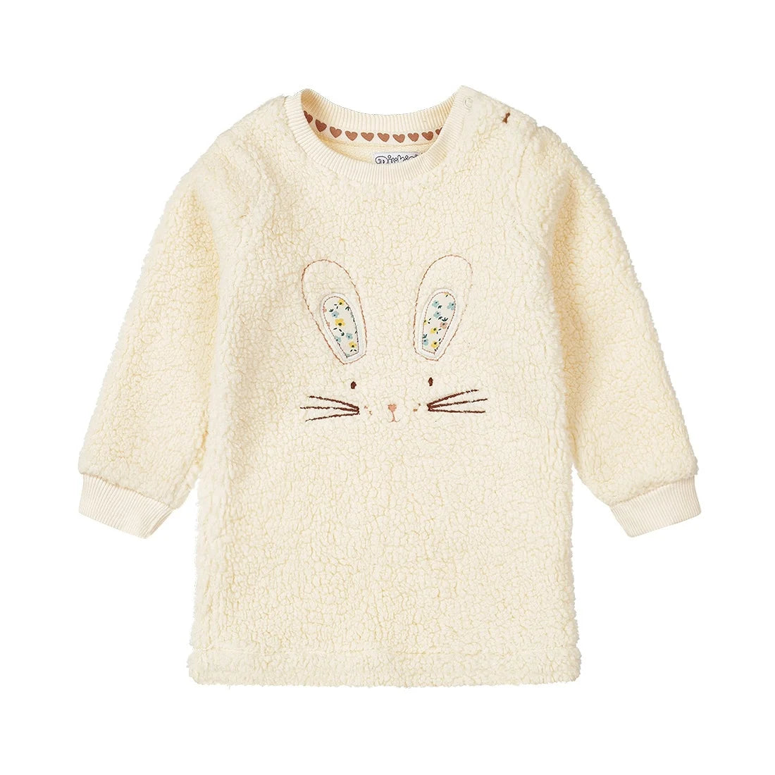 Baby Girls White Teddy Bunny Dress