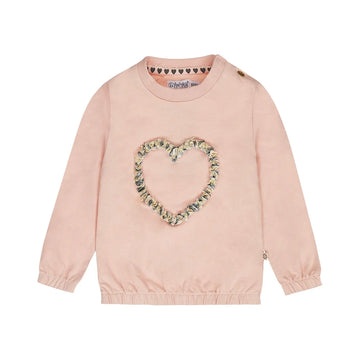 Baby Girls Pink Heart Sweater