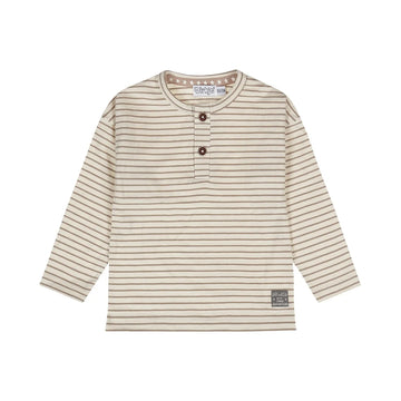 Boy's Long Sleeved Striped Shirt