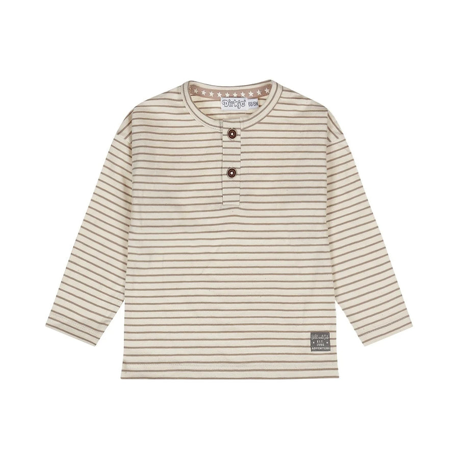Boy's Long Sleeved Striped Shirt