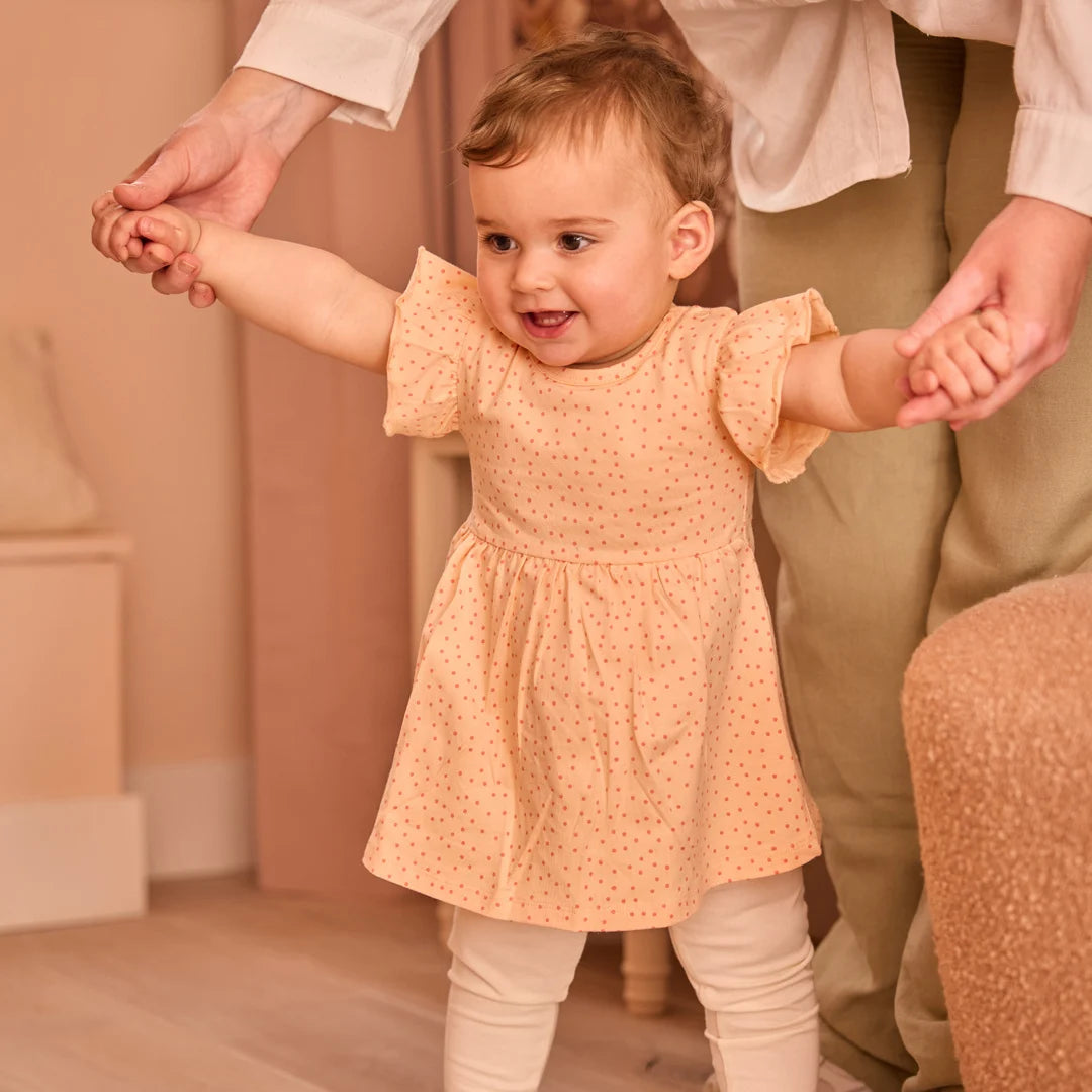 Baby Ruffle Sleeved Dress & Headband