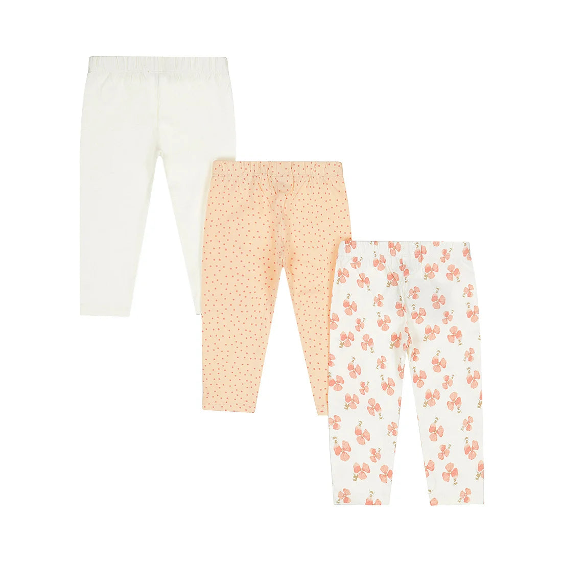 Baby Girls' Leggings 3pk