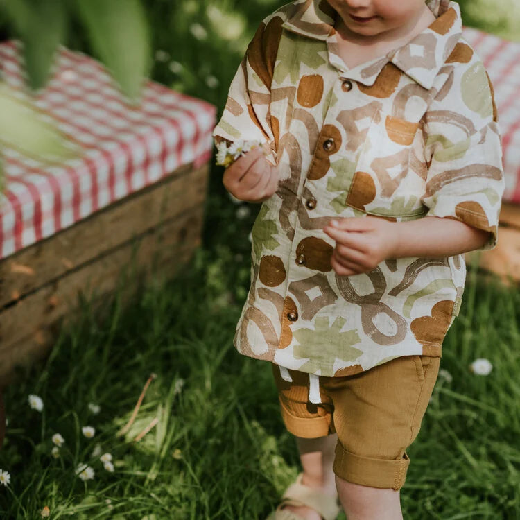 Boys' Caramel Brown Shorts