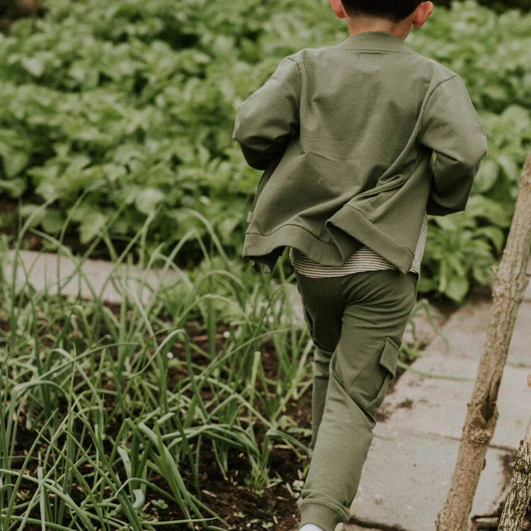 Boys' Olive Green Joggers