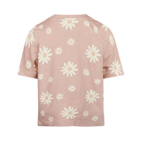 Girls' Loose Fit Floral T-shirt