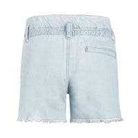 Girls' Loose Fit Light Blue Denim Shorts