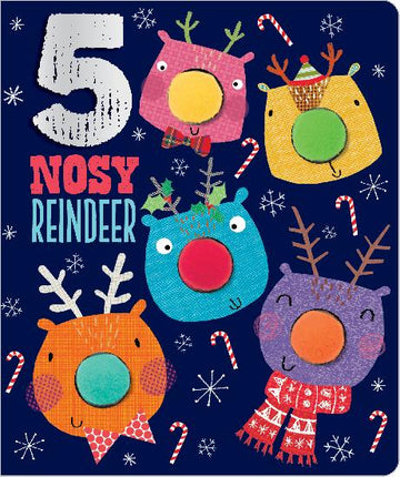 5 Nosy Reindeer Board Book