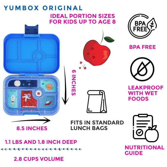 Leakproof 6 Compartment Bento Box