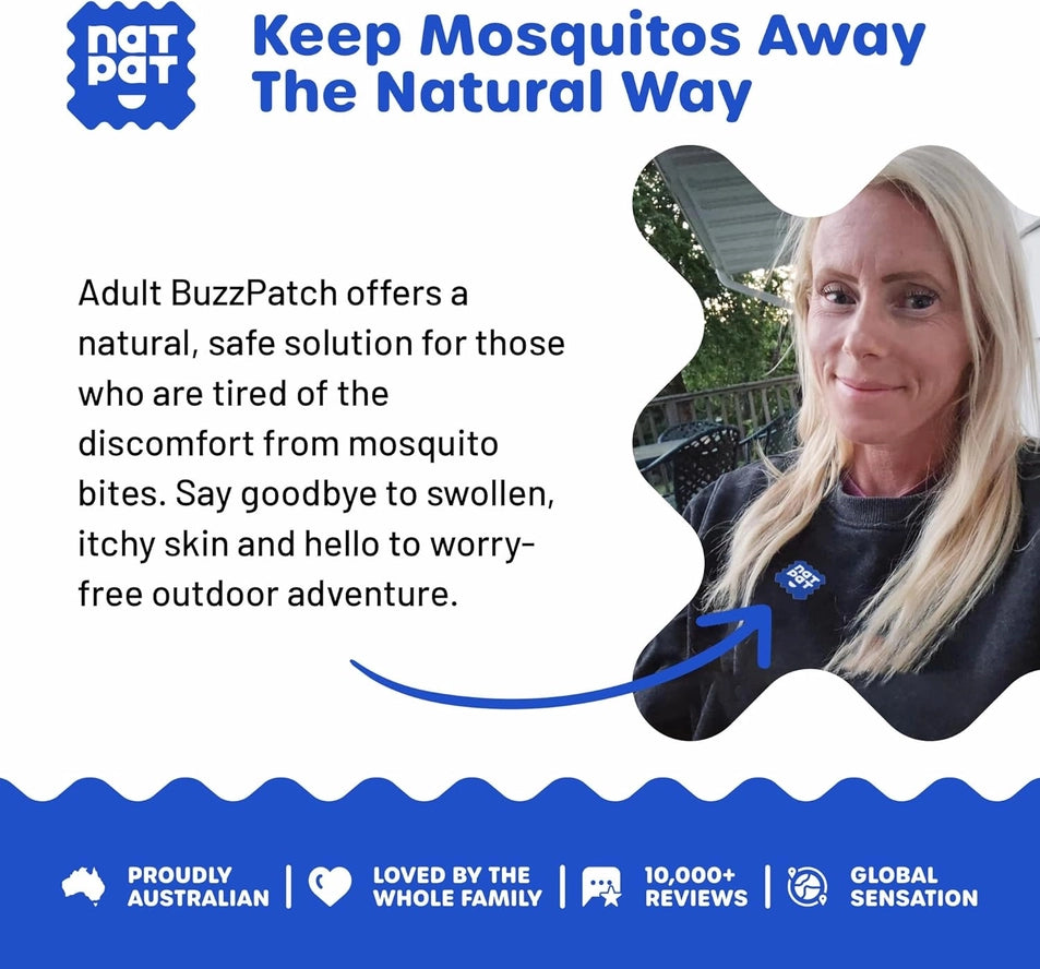 Adult Buzz Patch Mosquito Repellent Patches