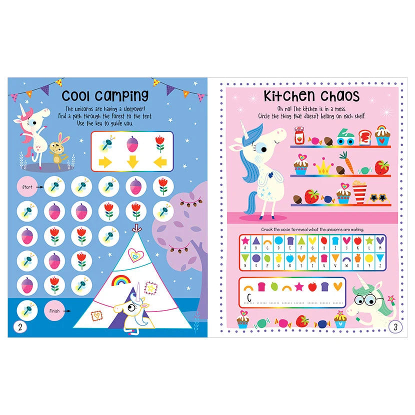 Balloon Stickers: Unicorns Activity Book