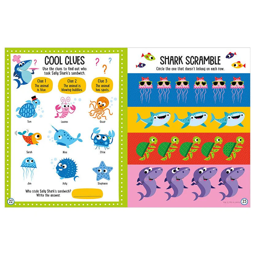 Balloon Stickers Shark Reef Activity Book