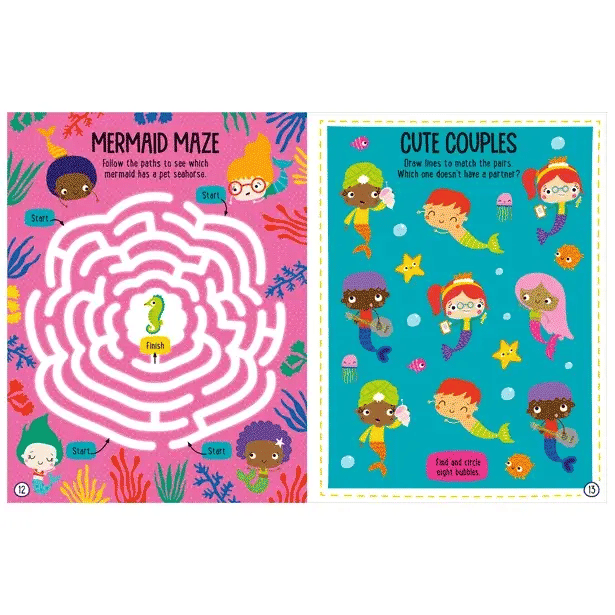 Balloon Stickers: Mermaids Activity Book