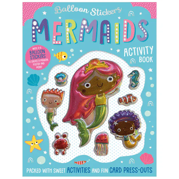 Balloon Stickers: Mermaids Activity Book