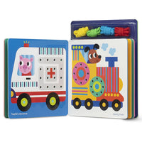 Lace It Vehicles Board Book