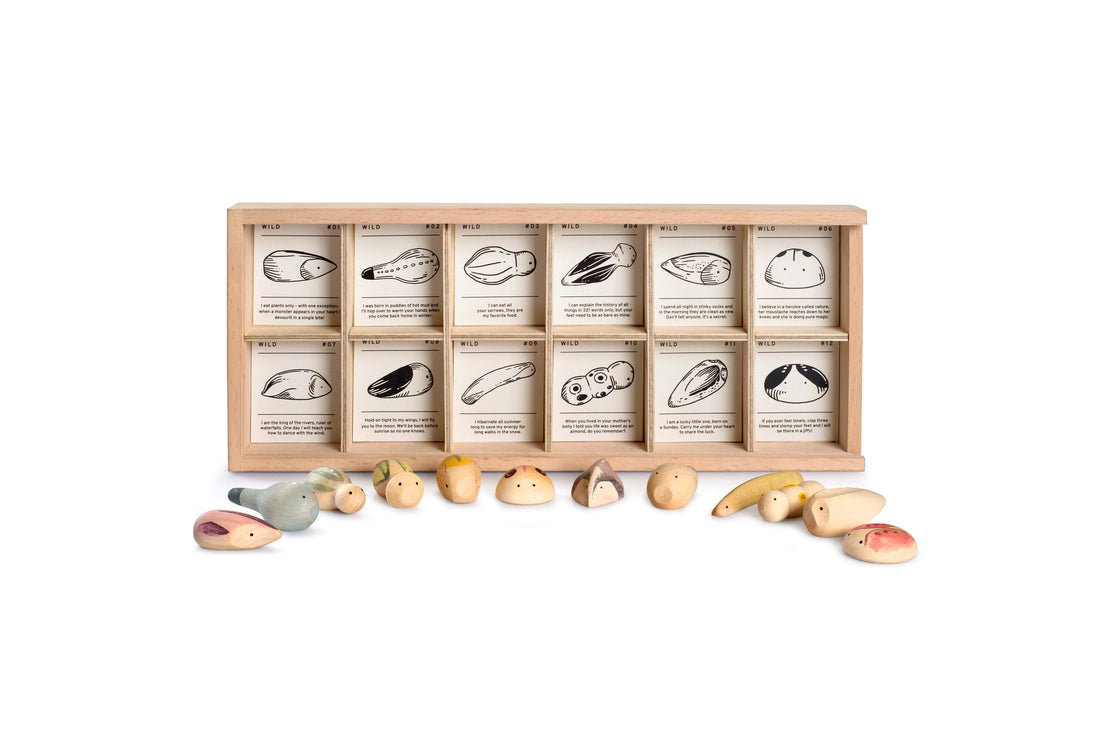 Wood Wild 12pcs with tray