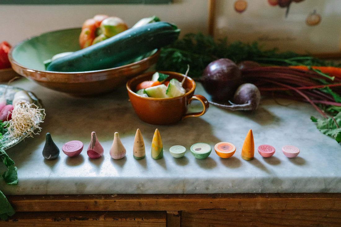 Wood Veggies