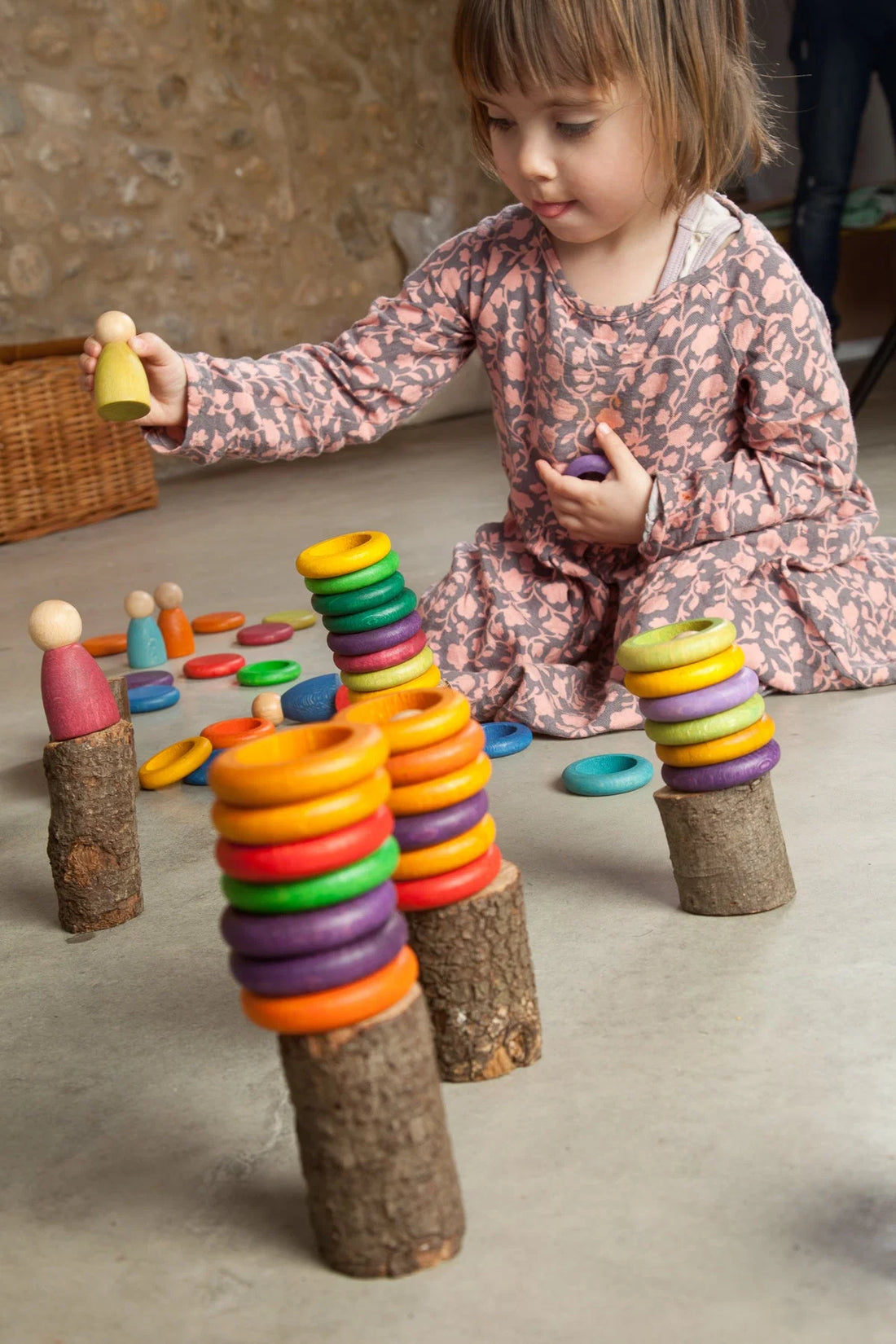 Wood Coloured Nins Carla