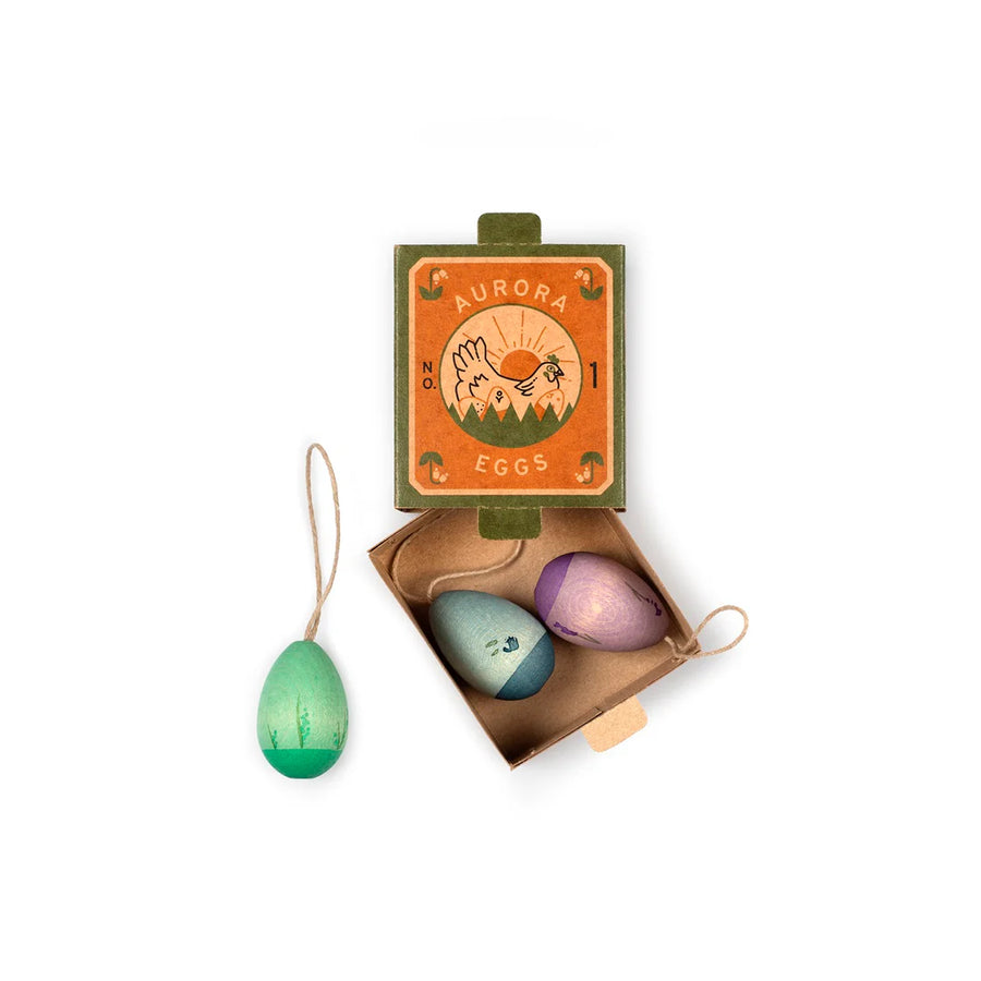 Wooden Easter Egg Decorations