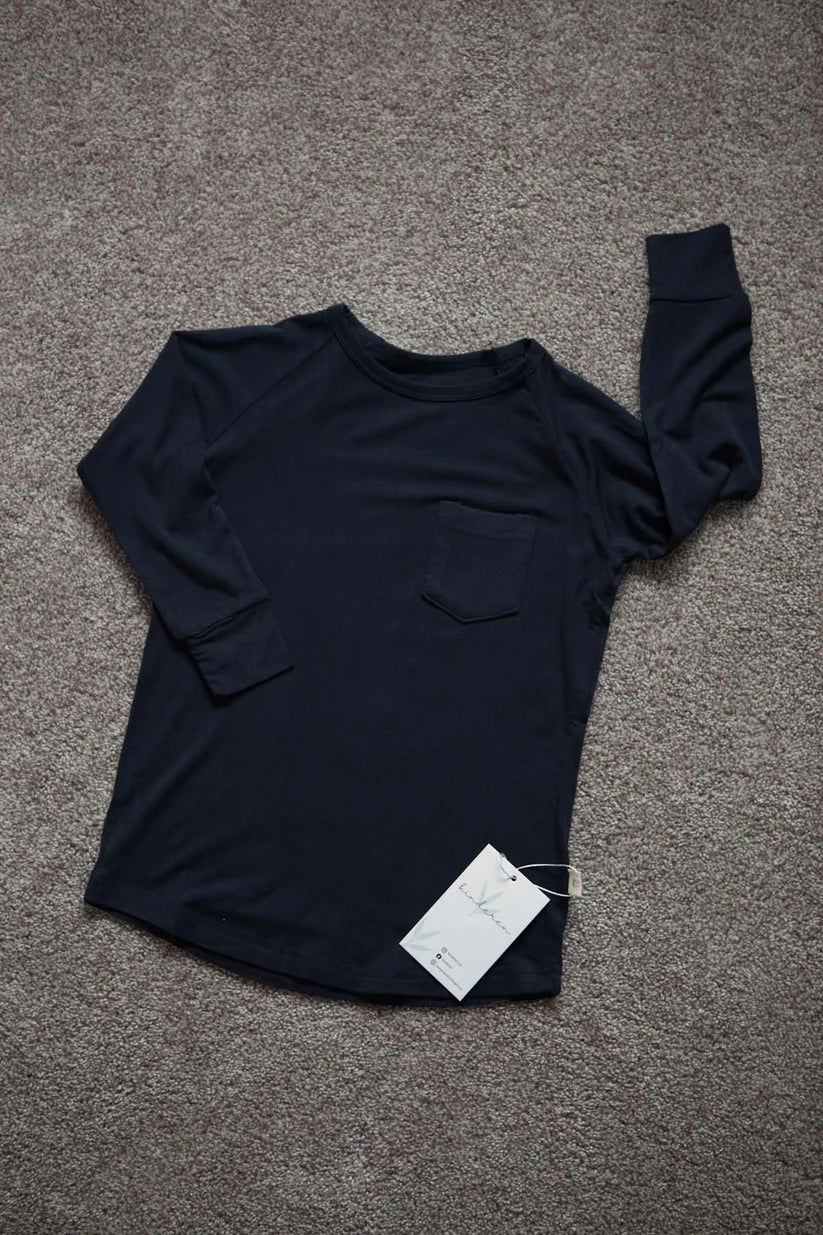 Long Sleeved Pocket Tee