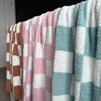 Checkered Plush Blanket